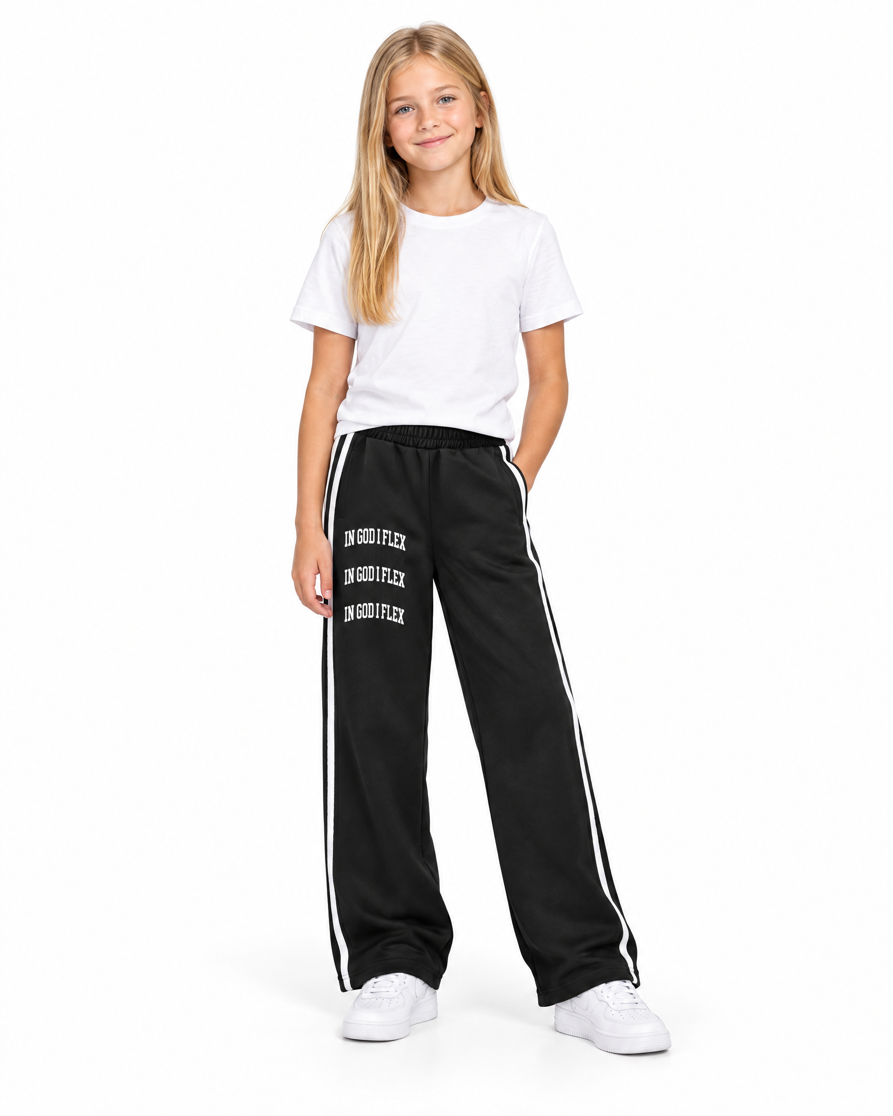IGIF Kids Track Pants, worn by a child model
